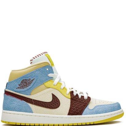 Nike Air Jordan Retro 1 Mid SE Fearless maison chateau Rouge